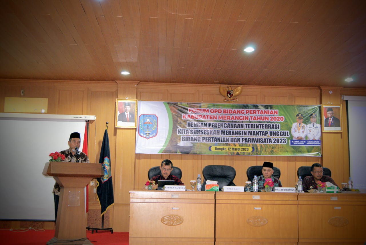 FORUM PERANGKAT DAERAH BIDANG PERTANIAN KABUPATEN MERANGIN TAHUN 2020